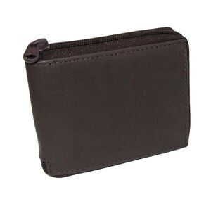 Paul & Taylor Men's Leather Zippered Bifold Wallet